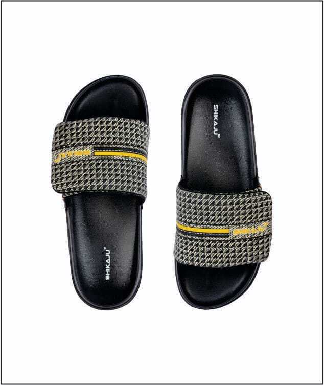 Shikaju Mens blue Sliders