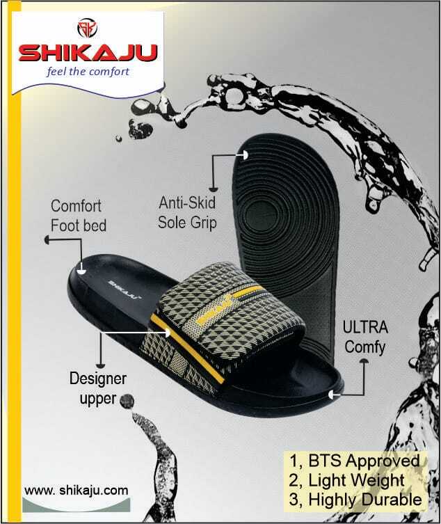 Shikaju Mens blue Sliders