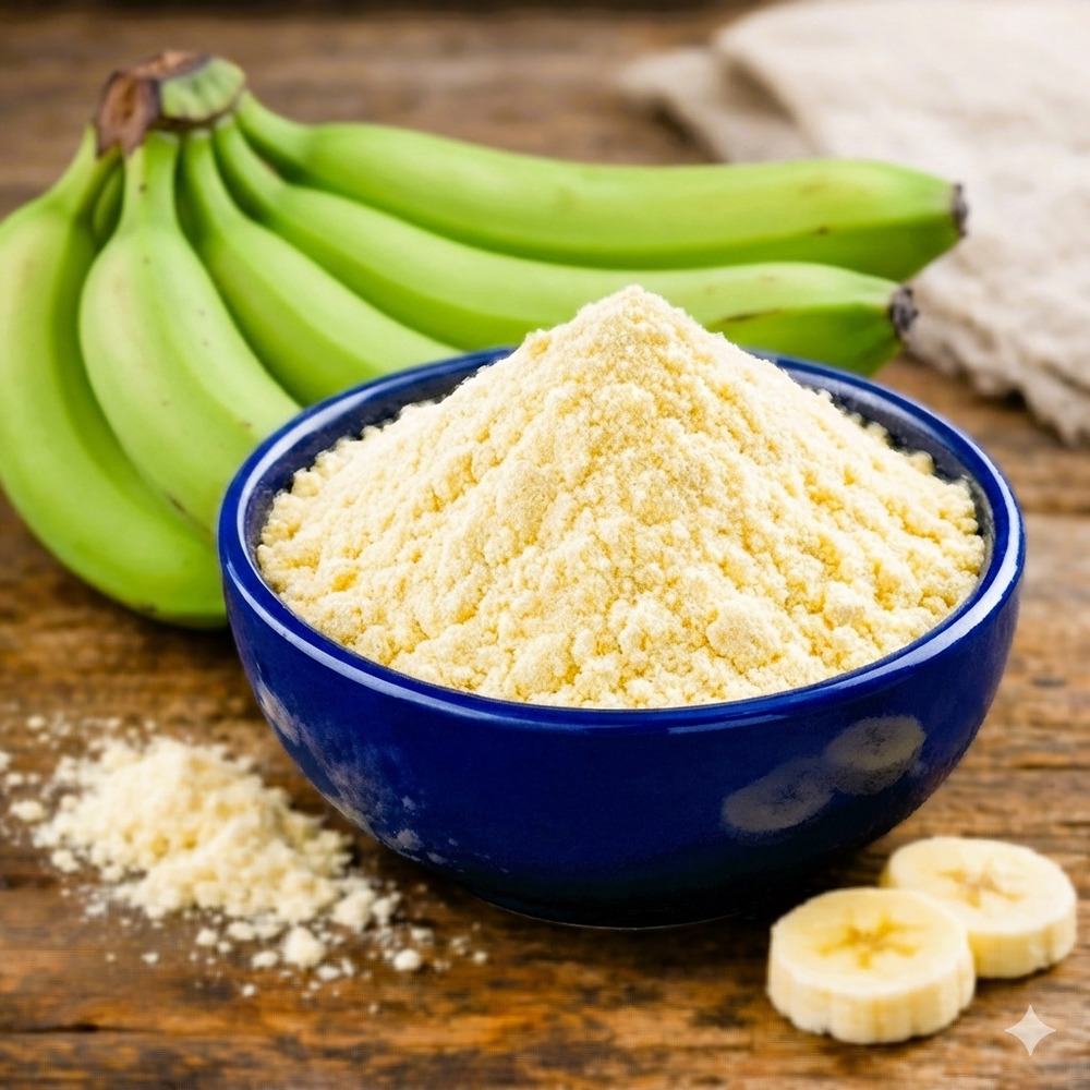 Green Banana Powder - Color: White