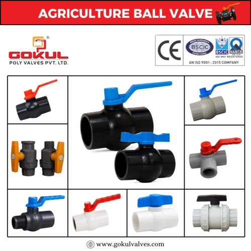 Hdpe Electrofusion Ball Valve - Hdpe Material, Size 40mm To 110mm, Color Black | Flange Connection, Medium Pressure, Industrial Water Line Usage