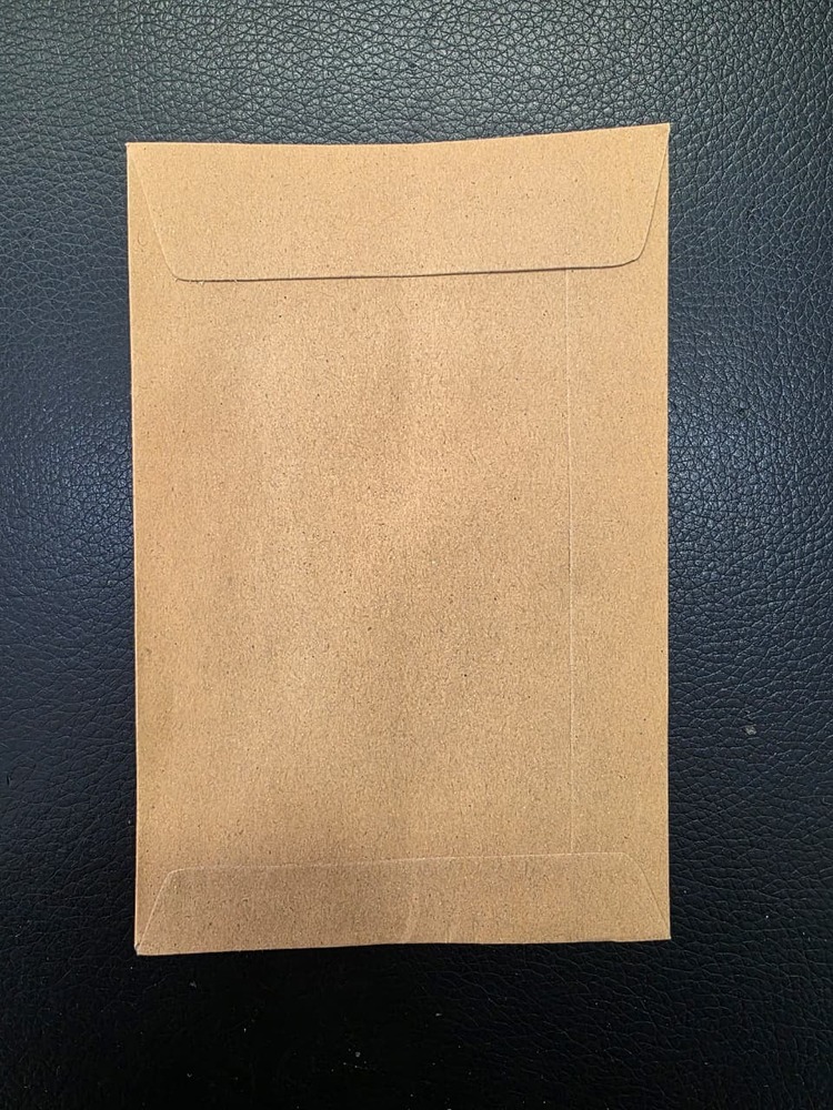 Brown And White Paper Envelope 9X4 (80,100 Gms) - Density: 100 Gram Per Cubic Centimeter(G/Cm3)