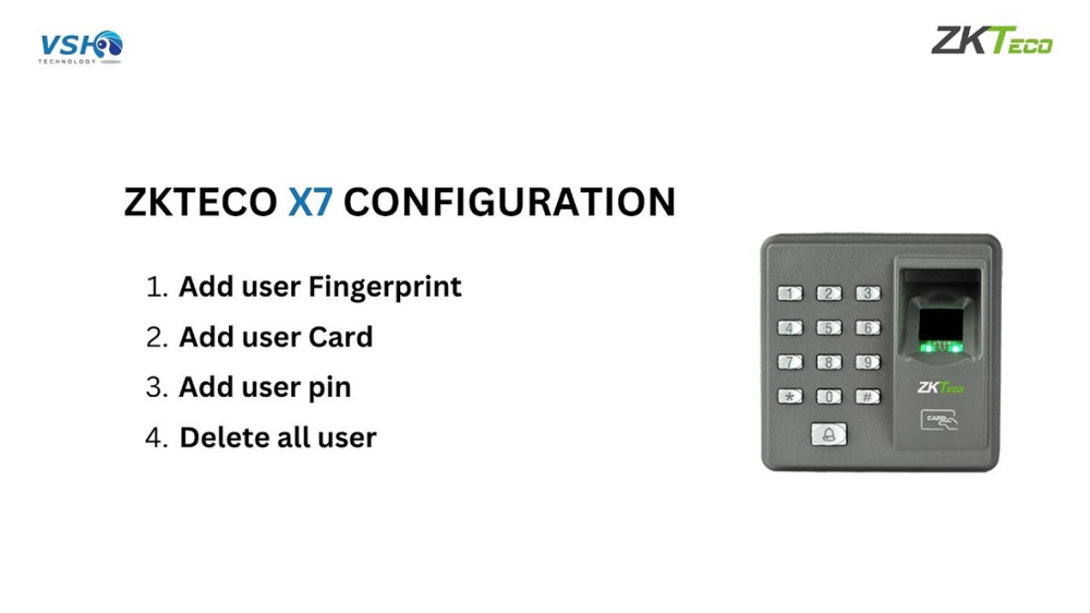 X7 Biometric Access Control Machine