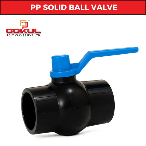 Pp Union Threaded Ball Valve - Pp Material, Size 15 Mm To 100 Mm, Color Black & Gray | Weather Proof, Easy To Clean, Breakage Resistant, Leakage Proof