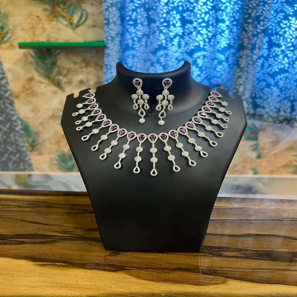 Meherbaan Emerald Drop Necklace Set