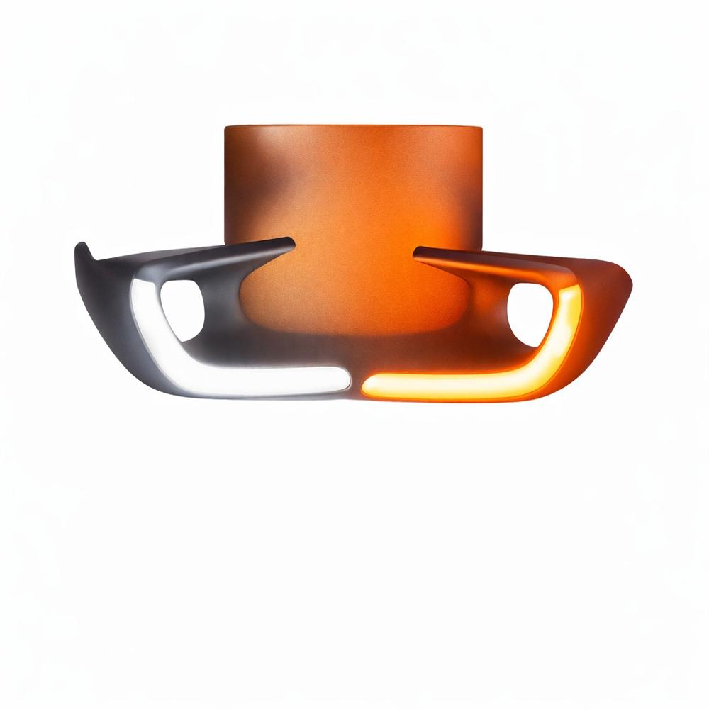 K D LED DRL Fog Lamp Cover for Maruti Suzuki DZIRE 2024 MATRIX White DRL & Amber Indicator