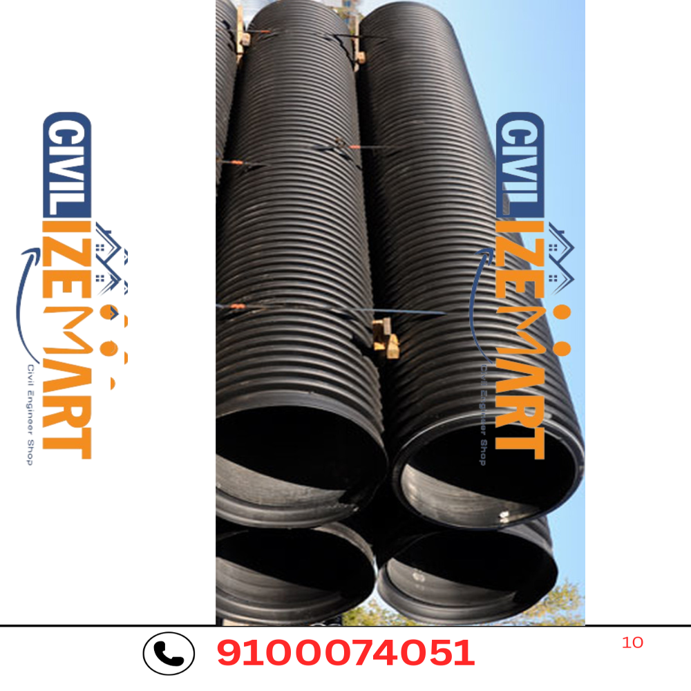 HDPE Double Wall Corrugated Pipes Daalers in Telangana