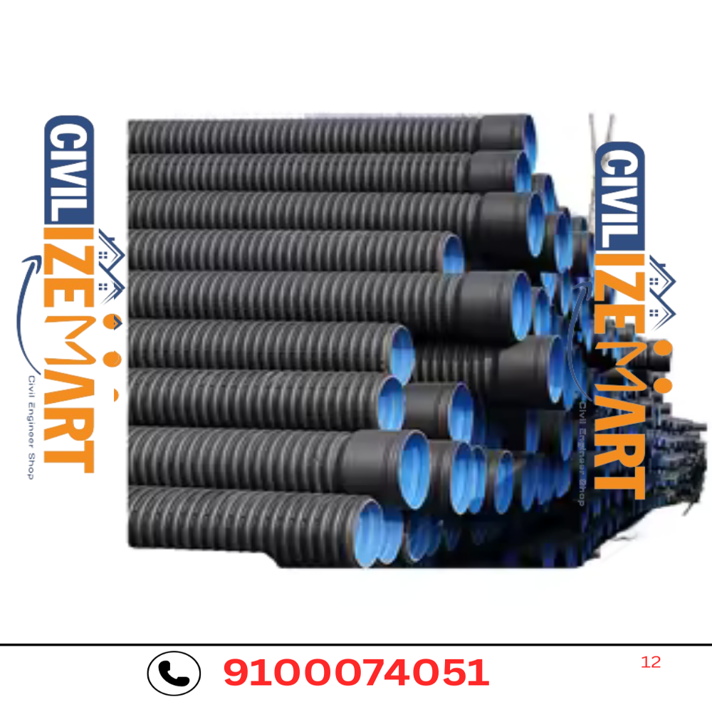 HDPE Double Wall Corrugated Pipes Daalers in Telangana