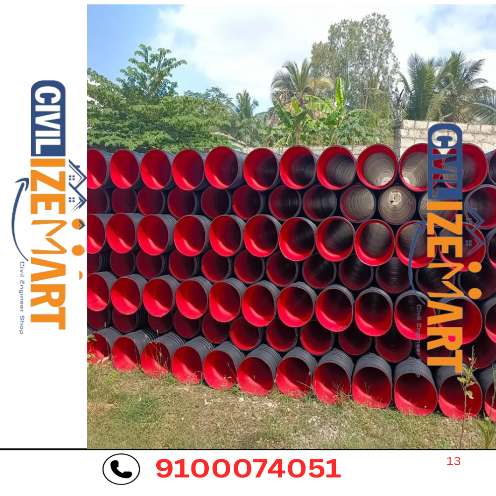 HDPE Double Wall Corrugated Pipes Daalers in Telangana