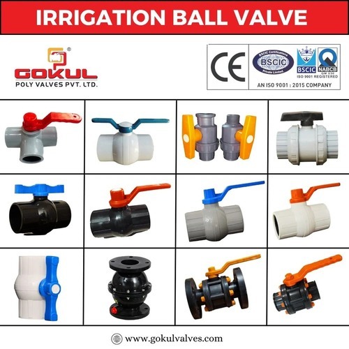Short Handle PVC Solid Seal Ball Valves