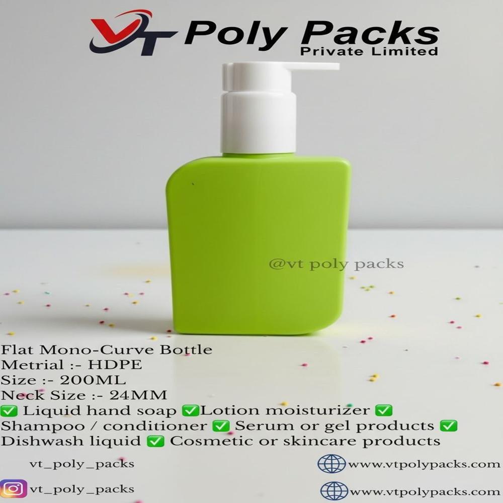 flat mono -curve bottle