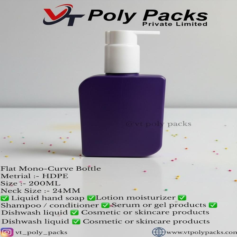 flat mono -curve bottle