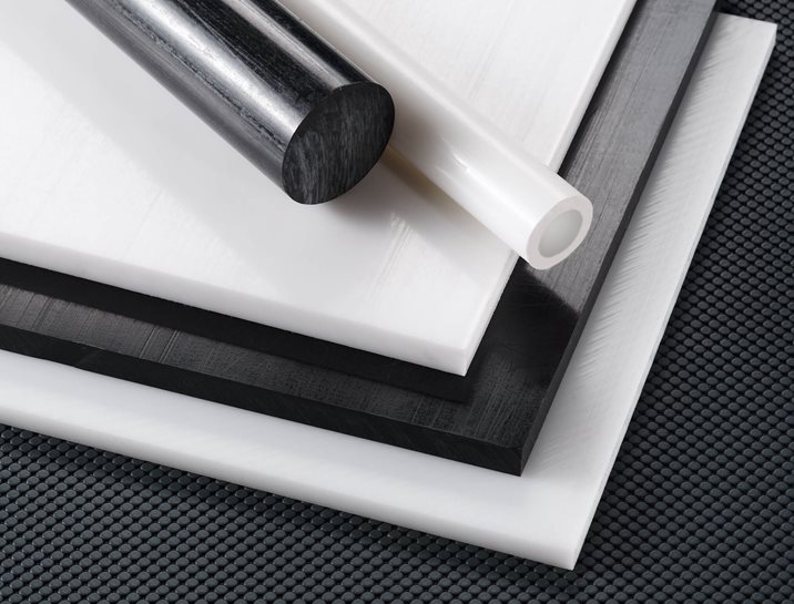 Delrin Rods - Color: White/black