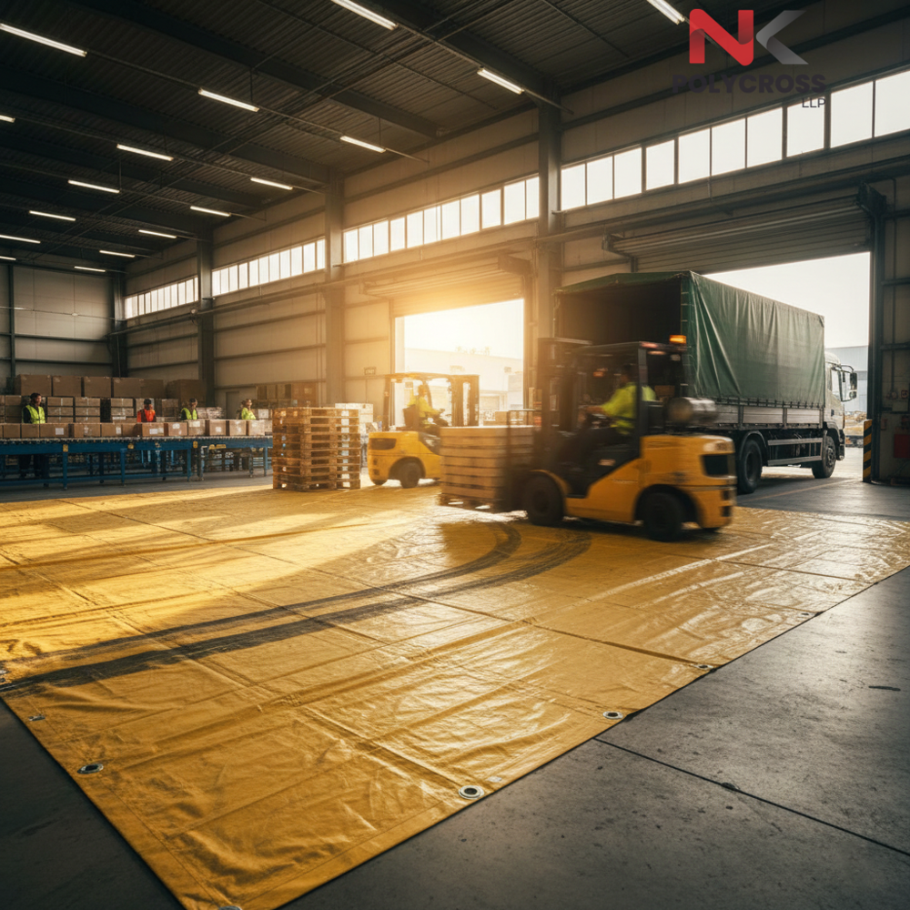 Loading Protection Sheet - Color: Blue