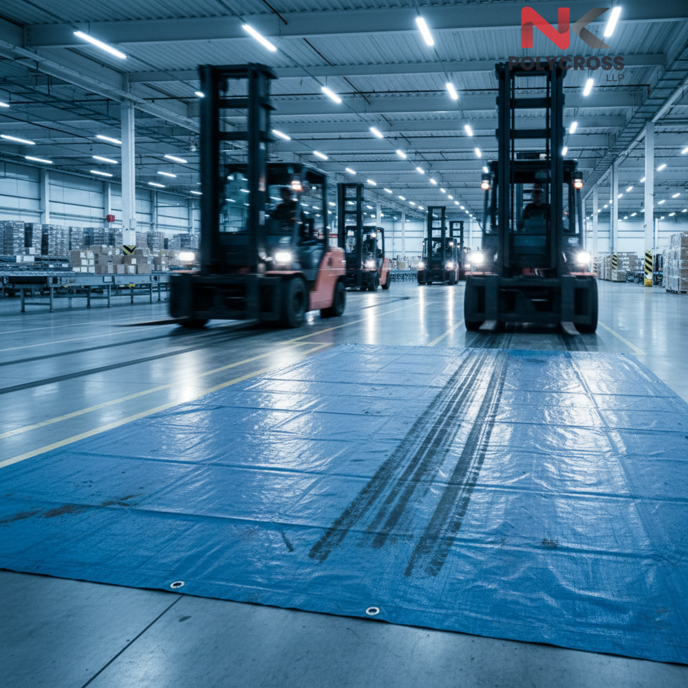 Loading Protection Sheet - Color: Blue