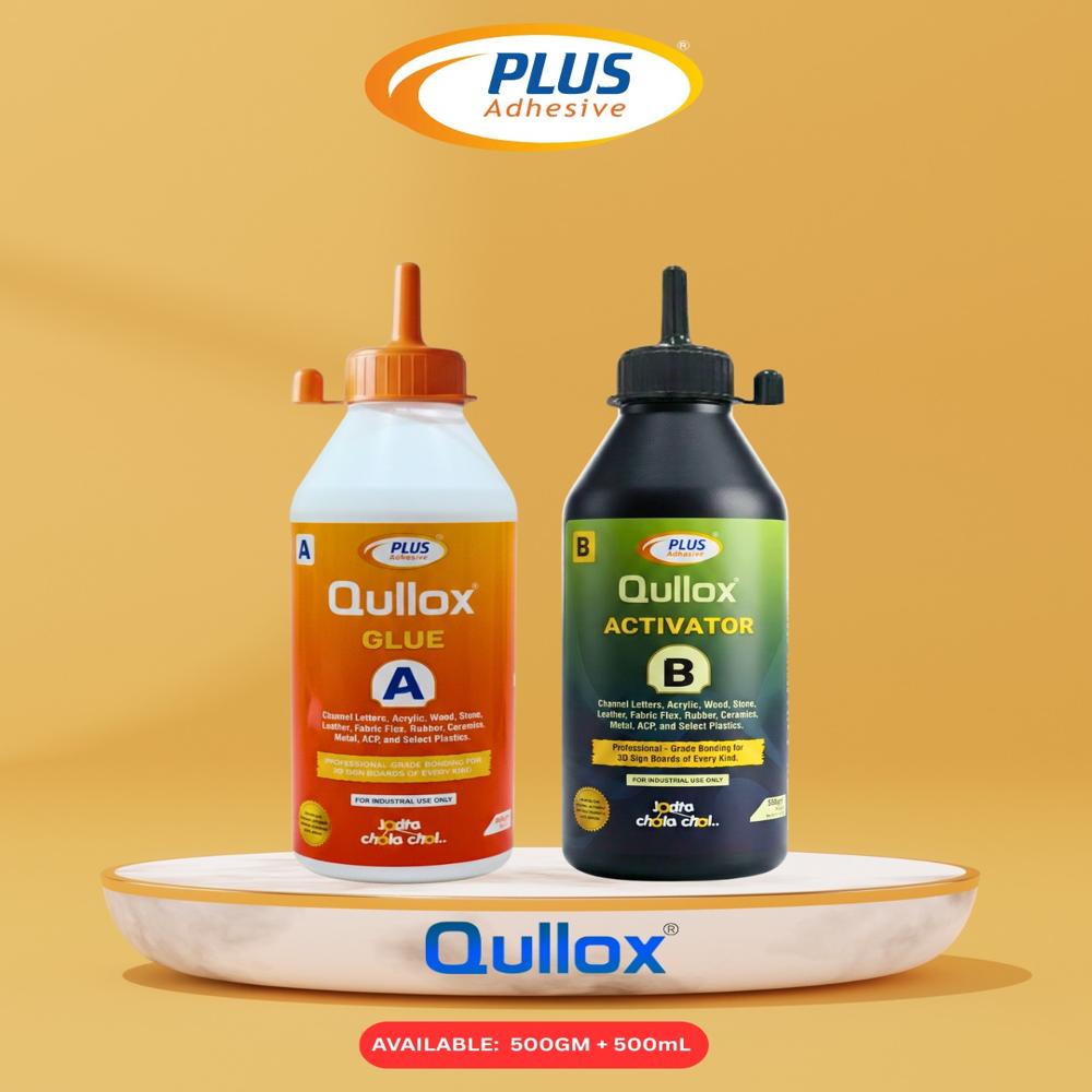 Qullox Glue A + Qullox Activator B