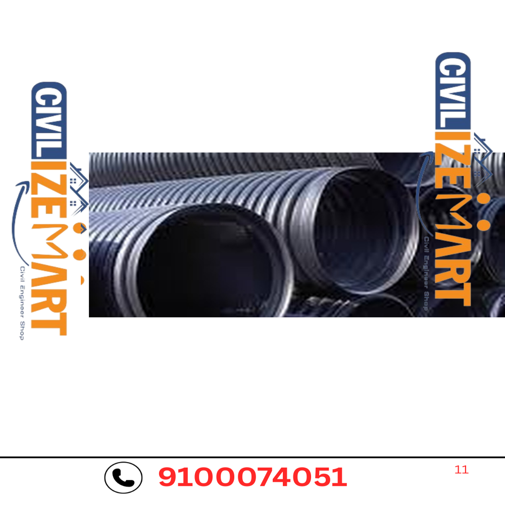 400 Mm HDPE Double Wall Corrugated Pipe