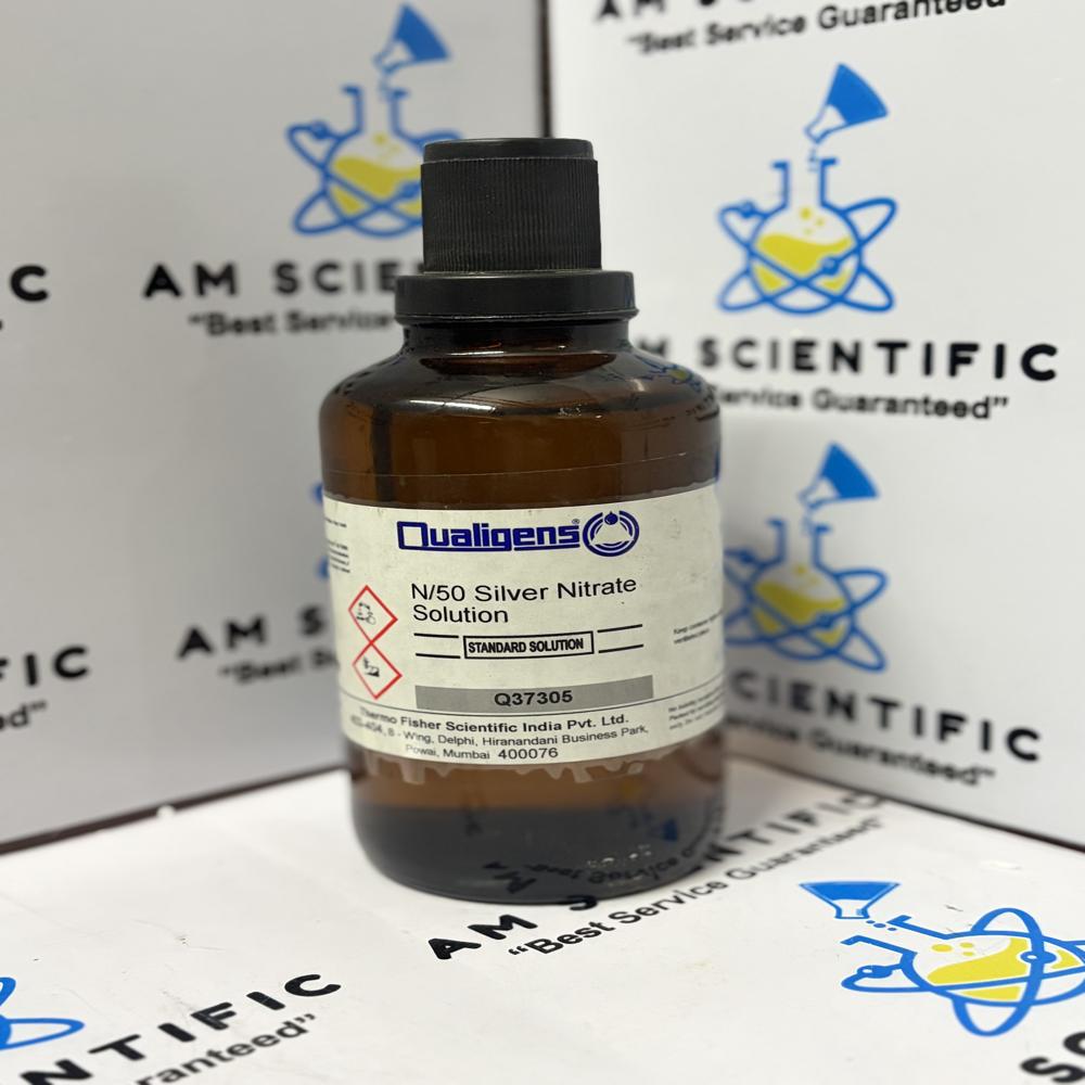 Silver Nitrate N/50 Solution 500ml Qualigens