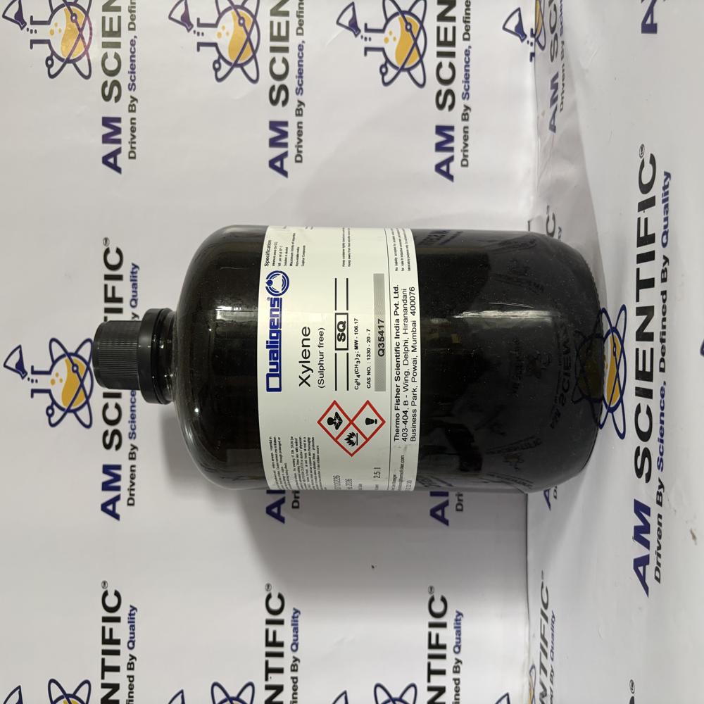 Xylene Sulphur Free SQ 2.5Ltr Qualigens