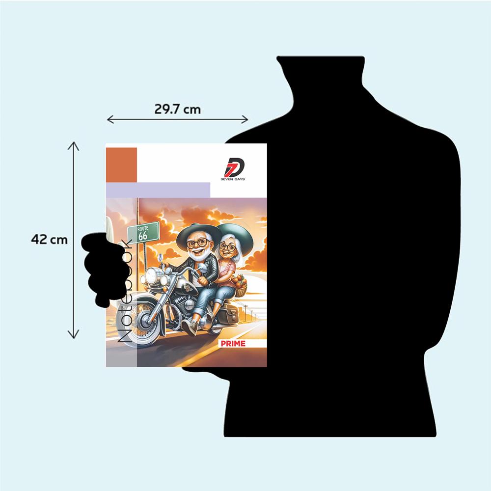 CTC English Notebook 240 Pages | Four Line English Copy | Extra-High Capacity Exercise Book | Prime Series School Stationery | Bulk Four Line Mega Notebook 