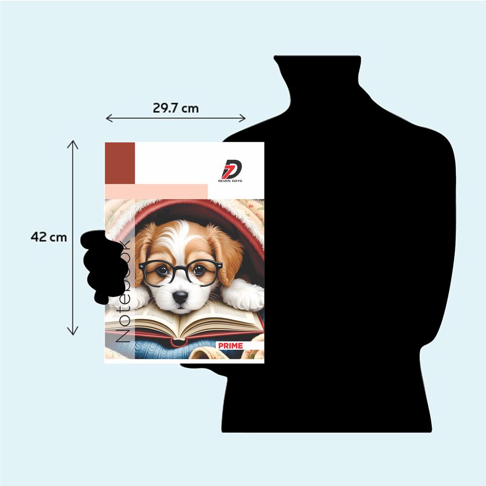 CTC English Notebook 240 Pages | Four Line English Copy | Extra-High Capacity Exercise Book | Prime Series School Stationery | Bulk Four Line Mega Notebook 