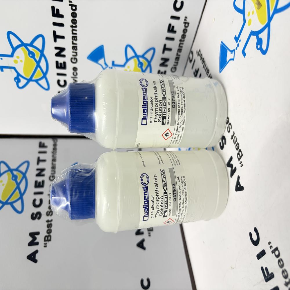 Thymolphthalein Indicator Solution 125ml Qualigens