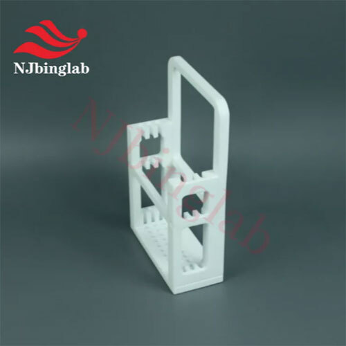 PTFE 5-inch Mask Cleaning Basket With 3 slots