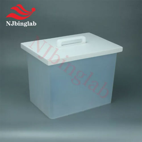 Pfa Acid Cleaning Tank 15l, With Ptfe Cover For Wafer Cleaning