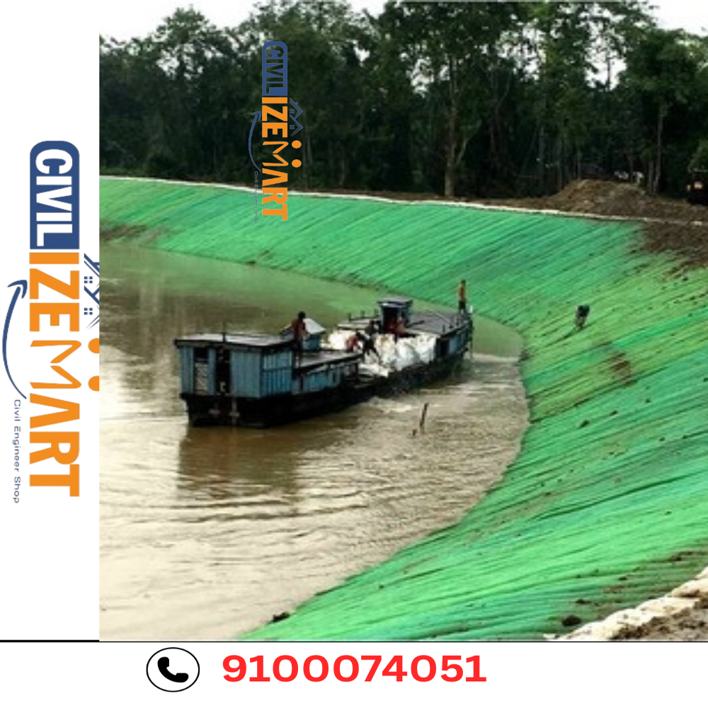 Non Woven Geo Mattress For Flood Mitigation, GSM: 200 - 250
