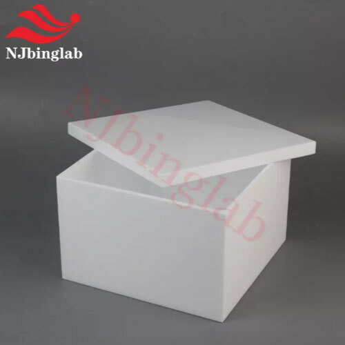 PTFE Square Tank with Cover, Customized