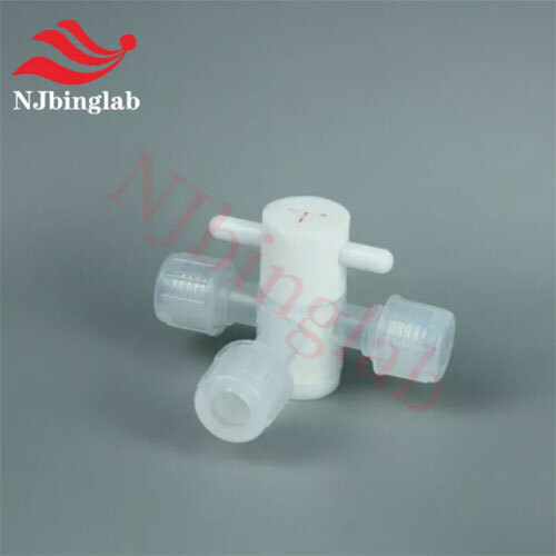 Three-ways PFA Valve Corrosion Resistant