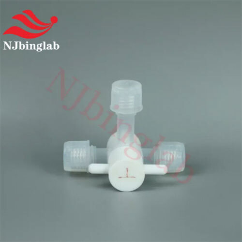 Three-ways PFA Valve Corrosion Resistant