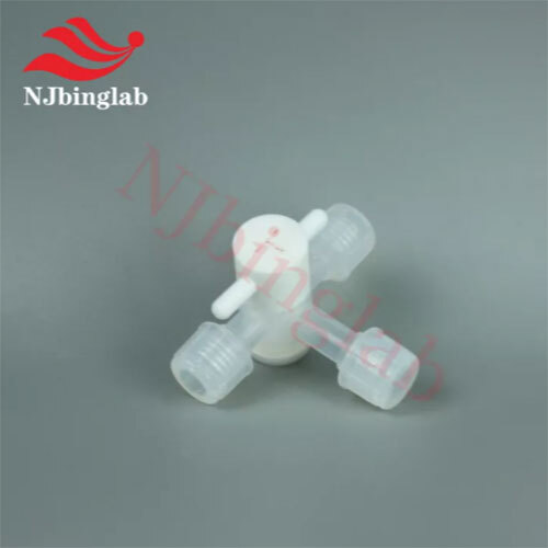Three-ways PFA Valve Corrosion Resistant