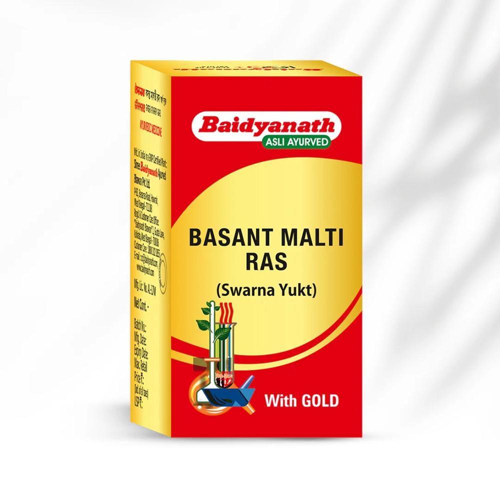 Baidyanath Basant Malti Ras 10 Tablets - Age Group: For Adults