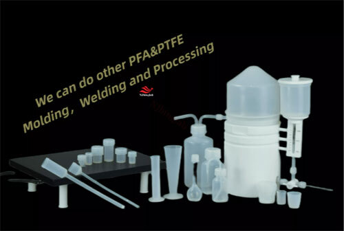 Combination of PTFE Tray and PTFE Filter Basket Cleaning System