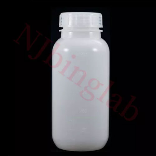 HDPE Graduated Bottle White Wide-Mouth