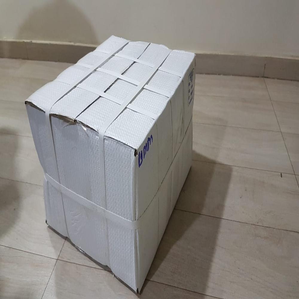 Strap for industrial shipments