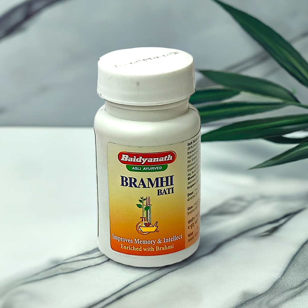 Baidyanath Bramhi Bati 80 Tablets - Age Group: For Adults