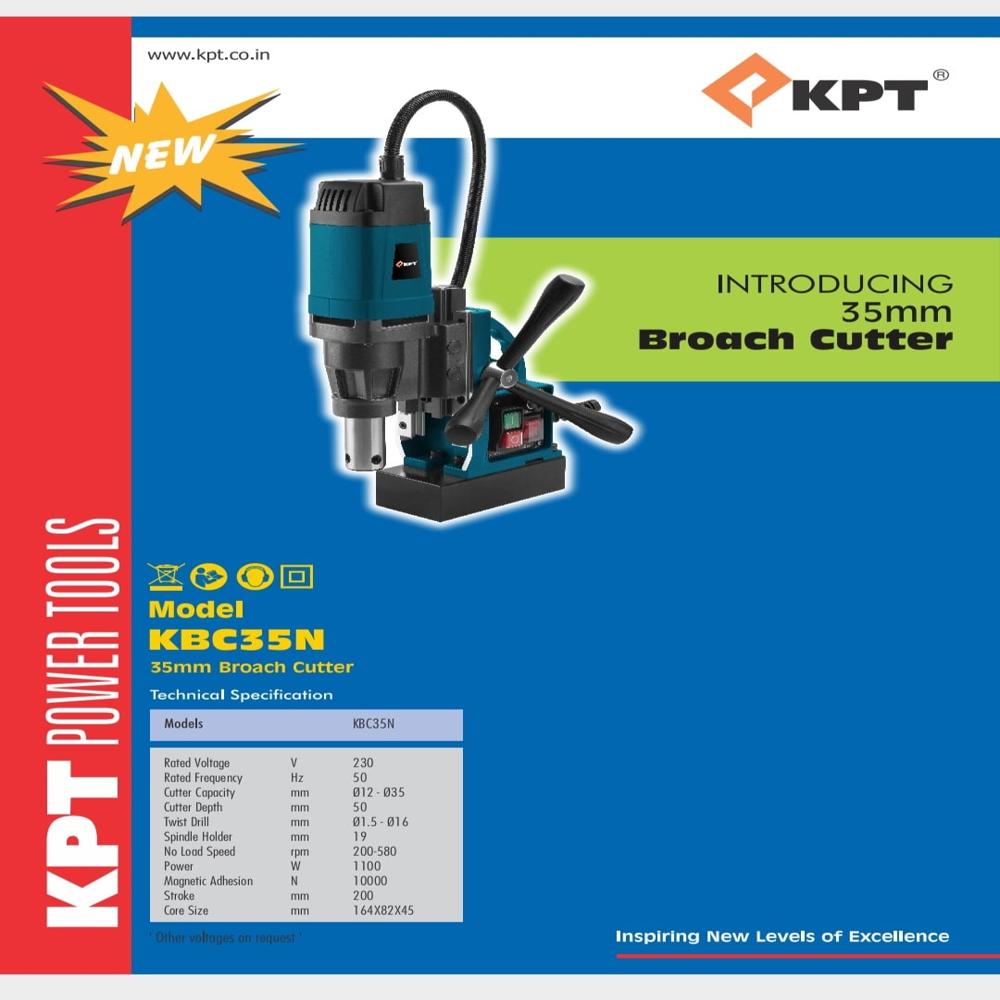 Heavy Duty Magnetic Drill - Color: Blue And Black