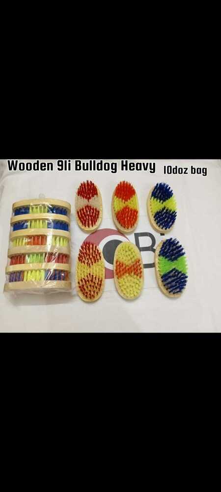 Wooden Cloth Cleaning Brush 9Line Bulldog