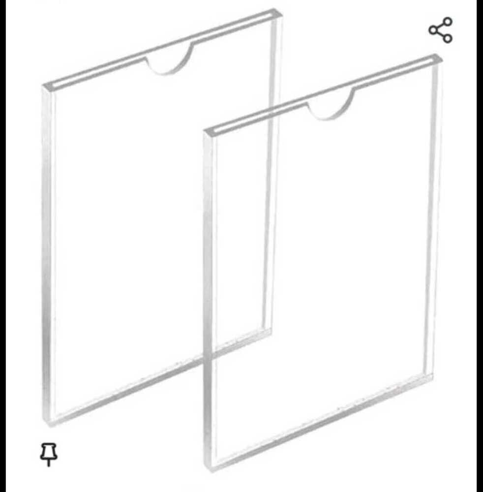 Wall Bracket A4 3 MM Acrylic Stand