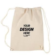 Drawstring Canvas Bag Natural
