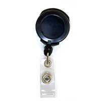Indian Round Yoyo Clip - Plastic Body 32mm, Metal Belt Clip, Retractable Nylon Cord, Customizable Surface
