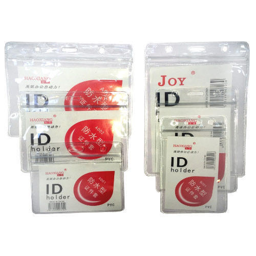 Pvc Id Holder Zipper Lock