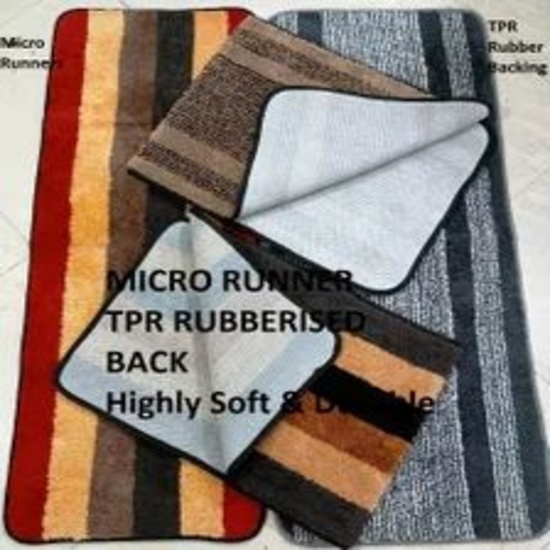 Micro Polyester Tpr Backed Runner - Design: Modern
