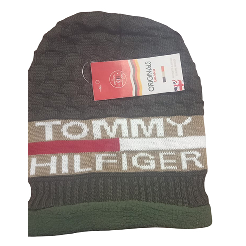 Mens Green Woolen Caps