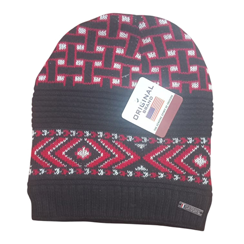 Mens Brown Woolen Caps