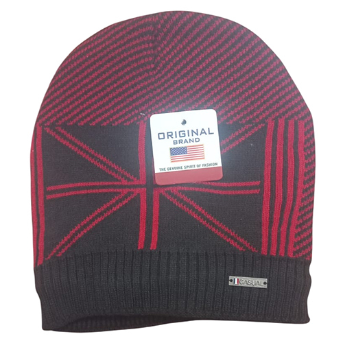 Mens Brown Woolen Caps