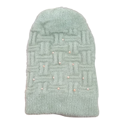 Ladies Grey Woolen Cap