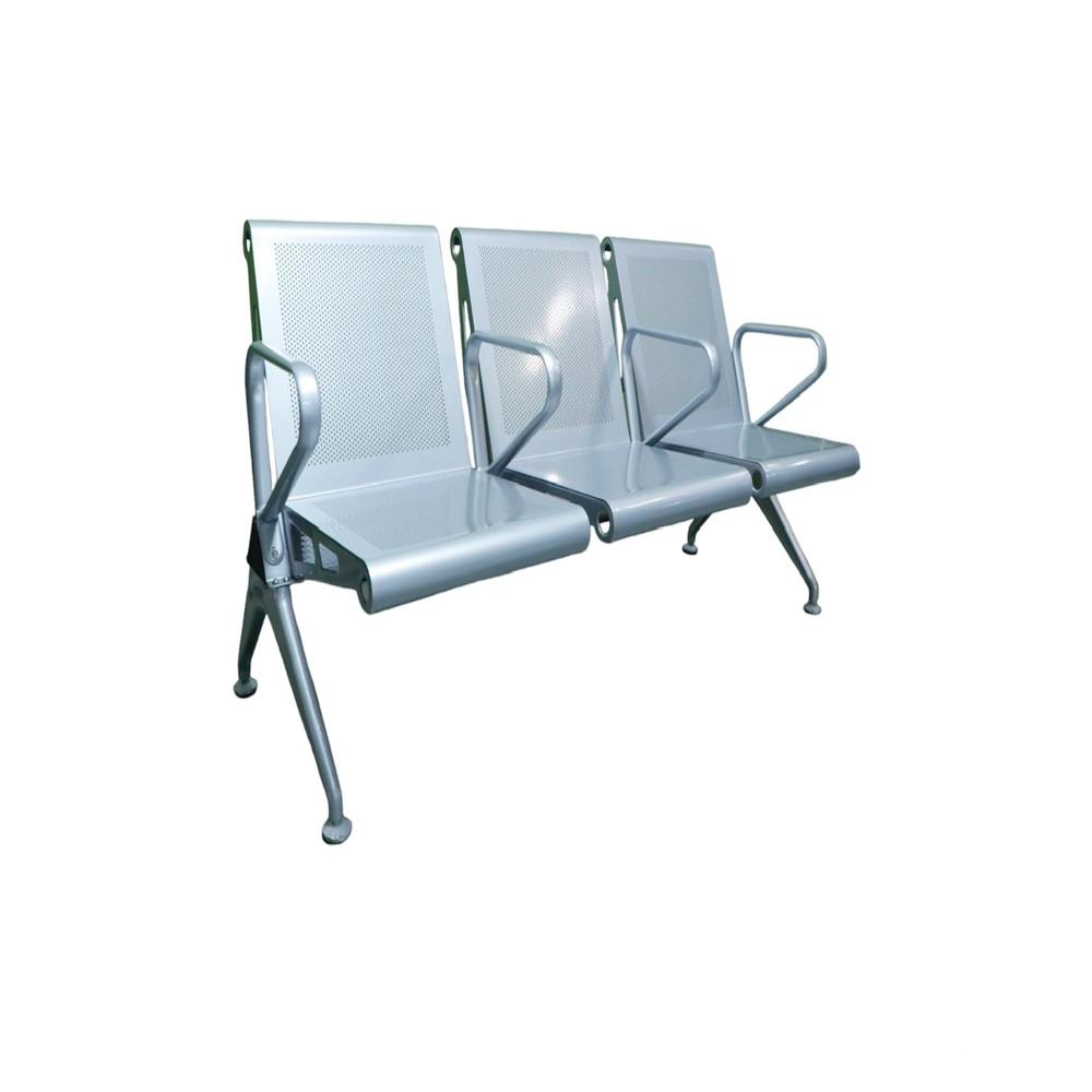 3 Seater waiting chair SS Deluxe