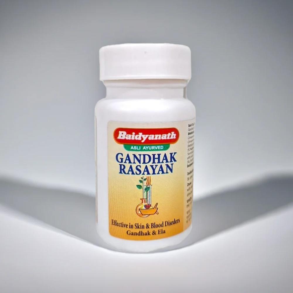Baidyanath Gandhak Rasayan 40 Tablets - Age Group: For Adults
